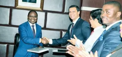 Accès à l&#039;eau potable: le Ministre de l&#039;eau signe une convention avec Wpil, une entreprise indienne