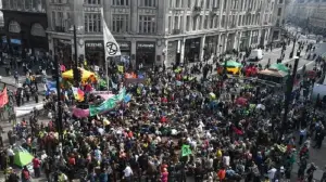 Londres : l&#039;activisme se mêle à la lutte contre le réchauffement climatique