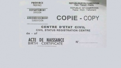 Cameroun: Plus de 2100 actes de naissance distribués à Betaré oya (Est)